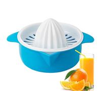 Exprimidor manual de naranja, exprimidor de lima de mano resistente, exprimidor de mano multifuncional de limón y cítricos con colador de cuenco, herramientas de cocina portátiles fáciles de exprimir