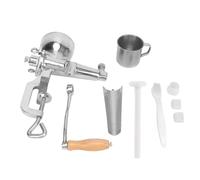 Exprimidor manual de pasto de trigo de acero inoxidable Extractor de jugo de prensa manual resistente para jugo de frutas y verduras Pasto de trigo Apio Espinacas Perejil Granada