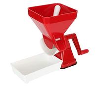 Exprimidor manual de tomates con filtro de acero inoxidable: separa sin esfuerzo las semillas y la pulpa. Ideal para salsas caseras. Utensilio de cocina de gran capacidad.