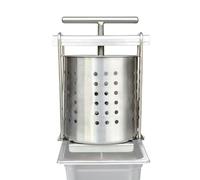 Exprimidor manual de vino de frutas con mango en T - Exprimidor en espiral de 2,5 L - Exprimidor manual de sidra - para cocineros aficionados, chefs, , reuniones, preparación de comida