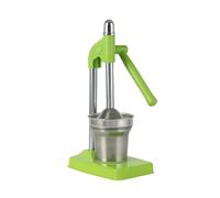 Exprimidor manual eficiente, exprimidor de frutas de acero inoxidable, exprimidor manual pesado for limonada fresca, jugo de naranja(Green)