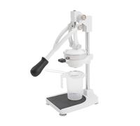 Exprimidor manual, exprimidor de cítricos de acero inoxidable 304 apto para alimentos, 2 conos, colador de zumo de 12 cm de diámetro, base antideslizante, juego completo con vaso medidor, filtro y