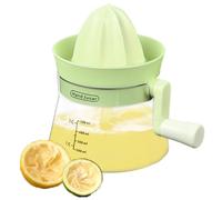 Exprimidor manual - Exprimidor de cítricos de mano con capacidad de 500 ml, exprimidor de mano pequeño | Jugos de cítricos de pomelo giratorio único, exprimidor de naranja para jugo de