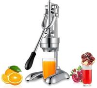 Exprimidor manual, exprimidor de naranjas de acero inoxidable, 99% de rendimiento de jugo/liberación rápida de jugo en 3 segundos, for cítricos, limón, lima, pomelo, granada y mucho más