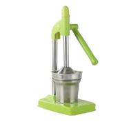 Exprimidor manual, prensa de limón de acero inoxidable, prensa de escritorio resistente for jugo de limón y naranja fresco, adecuado for el hogar(Green)
