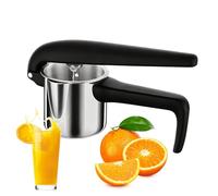 Exprimidor manual, prensa para cítricos de acero inoxidable de alimenticio para uso en la cocina, exprimidor para cítricos, para lima, de fruta, pomelo, fruta de la pasión