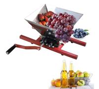Exprimidor manual - Triturador de frutas portátil con engranajes de aleación de aluminio y mango para salsa de vino de bayas y dispersión de frutas
