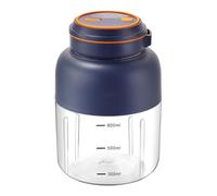 Exprimidor portátil con diseño compacto recargable, 17,5 x 11,3 cm, batidora para exprimidor inalámbrico, mini extractor de frutas, carga USB, para viajes, camping, gimnasio, cocina, ca