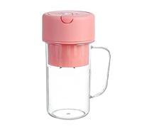 Exprimidor portátil, licuadora portátil, recargable, batidora de frutas, batido eléctrico, bonita licuadora para botella de viaje