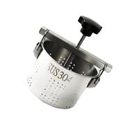 Exprimidor profesional de acero inoxidable para rellenar albóndigas, utensilios de cocina ergonómicos, extractor de jugos de verduras, acero inoxidable, utensilio de cocina