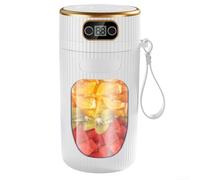 Exprimidor recargable portátil 530ml inalámbrico para licuadora(4) | Potente motor, extrae jugo máximo, residuos mínimos, batidos de leche de nueces, gimnasio y oficina de viajes