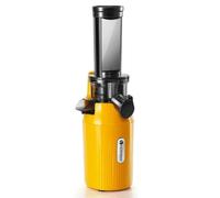 Exprimidor VENTRAY Mini Ginnie prensado en frío 60 RPM compacto amarillo