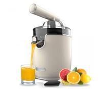 Cecotec Exprimidor Eléctrico de Brazo Naranjas y Cítricos Xqueeze RetroJuice 1000. 1000W, Filtro de Acero Inox, 2 Conos Desmontables de Diferente Tamaño, Palanca y Sistema Antigoteo