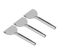 Exprimidores de Pasta de Dientes, Exprimidor de Tubos de Metal, 3 Piezas Exprimidor de Llaves Acero Inoxidable Exprimidor Semicircular Pasta para el Cabello Pasta de Dientes Tinte Pasta Tubo Rodillo L