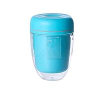 Exprimidores multifuncionales Exprimidor portátil pequeño eléctrico mini exprimidor de frutas taza exprimidor de Limon utensilios de cocina (color: azul)