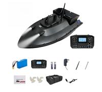 ExPrismarx Barco de cebo RC, 12 V 18000 mAh GPS con arrastre, liberación de gancho electromagnético y control de 3 velocidades, ideal para pesca de carpas (estilo del Reino Unido)
