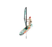 ExPrismarx Barco de surf RC Sailboard, 2.4G autoequilibrado RC barco de surf con diseño que nunca se mueve, velocidad alta/baja y batería de larga duración, regalo para jóvenes (RTR/verde)