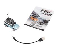 ExPrismarx Coche de deriva a control remoto, 1:64 completamente proporcional, mini coche a control remoto todoterreno con aplicación de emparejamiento automático, control de módulo WiFi y cámara FPV