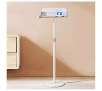 exproyzk Altura Ajustable Soporte para proyector Soporte de Suelo con Capacidad de 10 kg Compatible con proyectores, cámaras y cámaras Web para Uso doméstico(Blanco)