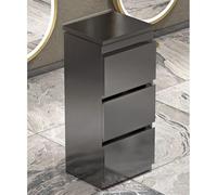 exproyzk Estación de salón de Belleza, Acero Inoxidable, Organizador de Herramientas de peluquería, Armario de Almacenamiento para salón de Belleza, SPA, barbería y Tatuaje(Black,85x37x30cm)