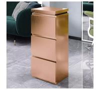 exproyzk Estación de salón de Belleza, Acero Inoxidable, Organizador de Herramientas de peluquería, Armario de Almacenamiento para salón de Belleza, SPA, barbería y Tatuaje(Rose-Gold,85x37x30cm)
