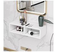 exproyzk Estación de salón de Pared, armarios de Almacenamiento para Salones de Belleza, spas, barberías, hogar y baños.(Blanco,50x30x16cm)
