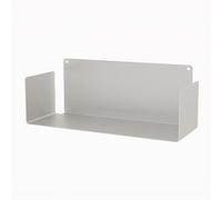 exproyzk Estantes flotantes de Metal - Estanterías - Estante Decorativo de Pared de Acero para baño, Cocina, Sala de Estar y Tiendas minoristas(Silver,80x20x20cm)