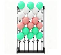 exproyzk Exhibidor de Globos Soporte de Pared de Doble Cara con Forma de Molino de Viento para Tiendas y exposiciones(Black)