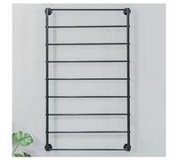 exproyzk Expositor metálico para pañuelos, Expositor de pañuelos de Pared, Organizador de Cinturones, Chal y hiyab(Black,9-Tier/70x120cm)