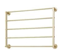 exproyzk Expositor metálico para pañuelos, Expositor de pañuelos de Pared, Organizador de Cinturones, Chal y hiyab(Gold,5-Tier/70x60cm)