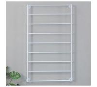 exproyzk Expositor metálico para pañuelos, Expositor de pañuelos de Pared, Organizador de Cinturones, Chal y hiyab(Blanco,9-Tier/70x120cm)