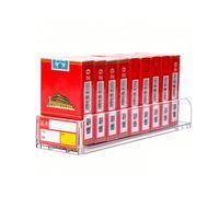 exproyzk Juego De 10 Soportes De Exhibición para Cigarrillos - Estantería para Tabaco con Empujador Automático - Organizador Y Dispensador De Cigarrillos para El Hogar(8x28cm)