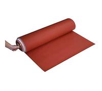 exproyzk Manta de soldadura, Manta ignífuga recubierta de silicona, Manta de soldadura ignífuga para soldadura y corte(Rosso,0.5mm)