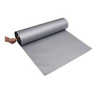 exproyzk Manta de soldadura, Manta ignífuga recubierta de silicona, Manta de soldadura ignífuga para soldadura y corte(Silver Grey,0.9mm)