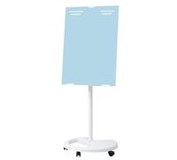 exproyzk Pizarra Blanca móvil Caballete de pie Pizarra de pie con Caballete de borrado en seco Pizarra magnética portátil de borrado en seco para Oficina, Estudio en Vivo(Azul,70x100cm)