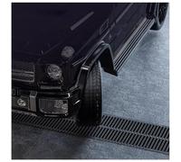 exproyzk Rejilla para Zanja de Entrada de vehículos Rejilla de Drenaje de Resina plástica, Tapa de Drenaje Exterior para Garaje, fábrica, estacionamiento(50X20X2.5CM)