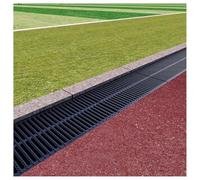 exproyzk Rejillas de Drenaje de plástico para zanjas, 1 Unidad Tapa de Drenaje Exterior para bajantes, alcantarillado, Patios, cercas, Granjas y sótanos(40x60x4cm)