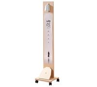 exproyzk Soporte de Letrero extraíble con luz - Soporte para exhibidores de menú - Soporte de Letrero de Bienvenida de Madera(Natural,166x25x29cm)