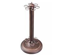 exproyzk Soporte metálico para Tacos de Billar, con Capacidad para 6 Tacos (3 Colores)(marrón)