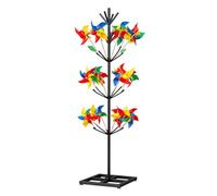 exproyzk Soporte para árboles de Navidad, Pilares para exhibir Globos y Molinos de Viento Exhibidor para ferias de artesanía, Exhibidor para Tiendas(Black,130x40cm)