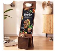 exproyzk Soporte para letreros iluminados, expositores de menús, Soporte para anuncios, menús, Fotos y Tarjetas de presentación(marrón,120x39x31cm)