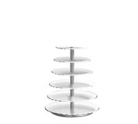 exproyzk Soporte para Tartas Redondo Torre Grande para Tartas Soporte para Tartas de Varios Niveles para exhibir postres, Bodas, Fiestas de cumpleaños y graduaciones(6-Tier)
