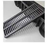 exproyzk Tapa de Drenaje para canaleta Exterior Rejillas de Drenaje para Entrada de vehículos Rejilla de Drenaje para canaleta en jardín, Cerca, acera, Patio o fachada de casa(50X35X4CM)