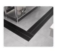 exproyzk Tapa de Rejilla de Drenaje Exterior Rejilla para Zanja de alcantarillado Rejilla de Drenaje de Resina plástica para Garaje, fábrica y estacionamiento(50x40x5cm)