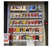 exproyzk Vitrinas para Cigarrillos Vitrina Caramelos Vitrina Automática para Cigarros Armario Organizador para Tiendas De Conveniencia, Montaje En Pared (Color : Claro, Tamaño : 92.5x29x18.8cm)