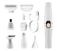Expunger de cabello integrado para adaptarse a la cara, depilación con ejecutivos desmontables para pieles delicadas, plan amigable para viajes, cortador de axilas