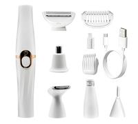 Expunger de cabello integrado para adaptarse a la cara, depilación con ejecutivos desmontables para pieles delicadas, plan de depilación rápida