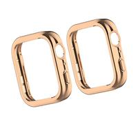 EXQIOUR 2 fundas huecas de media cobertura, marco de protección para reloj Fit 5, a prueba de arañazos, accesorios de reloj, funda protectora