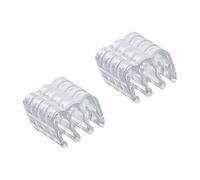 EXQIOUR 8 peines de cables de 6 pines para placa base organizadores de cables de PVC para una construcción limpia de portátiles y flujos de aire en plataformas de juegos y gestión de cables de