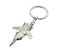 EXQIOUR Accesorios modernos de estilo de aviación, diseños de hélice de aleación de zines lisos, ideal para organizar y exhibir elegante mochila llavero accesorio, Avión X527, Talla única